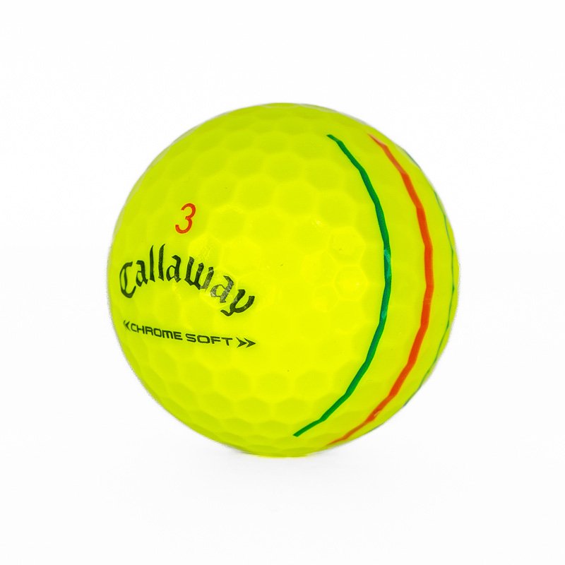 Callaway Chrome Soft X Triple Track Yellow